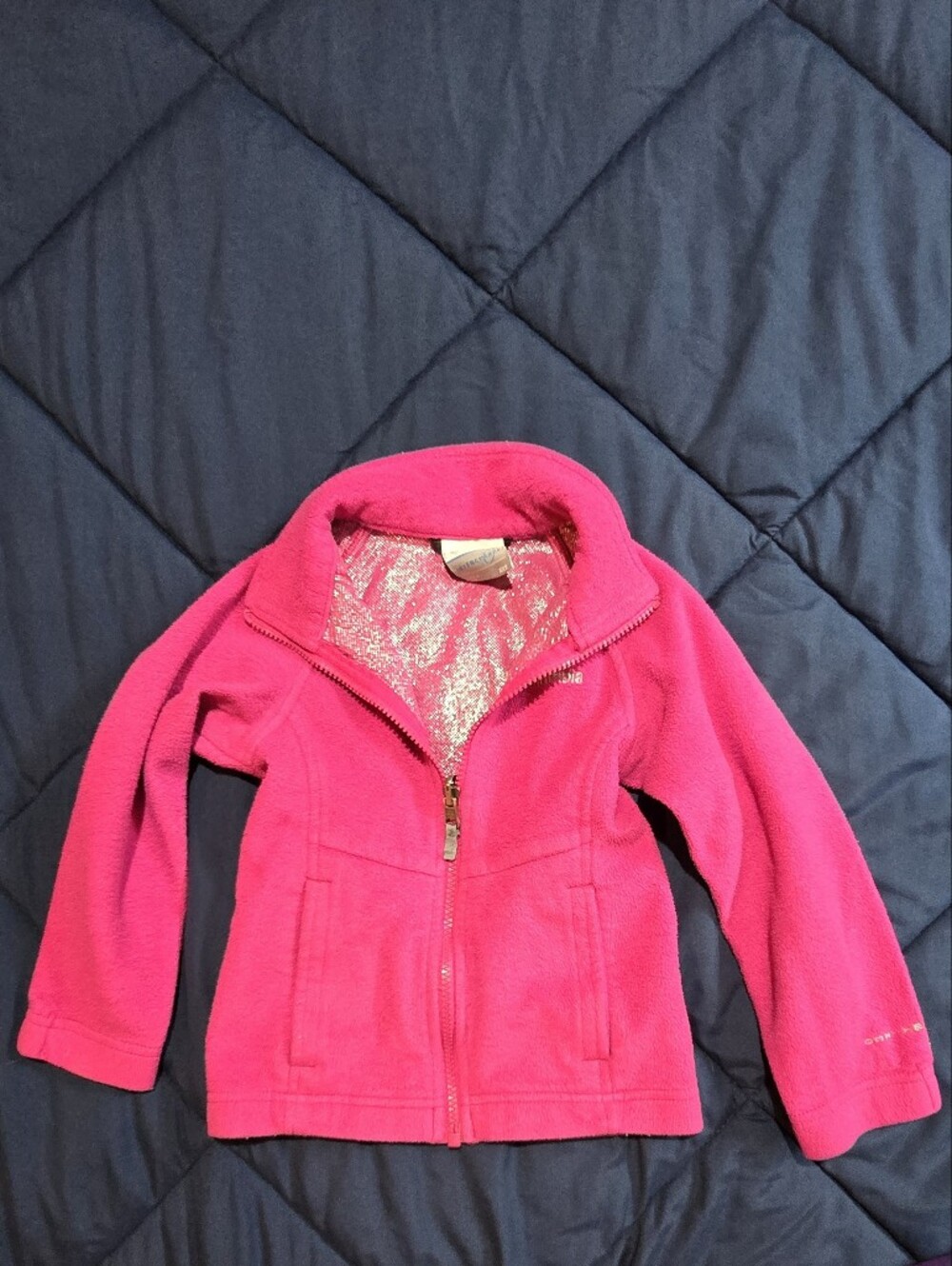 Columbia Girls' Magenta Fleece Jacket